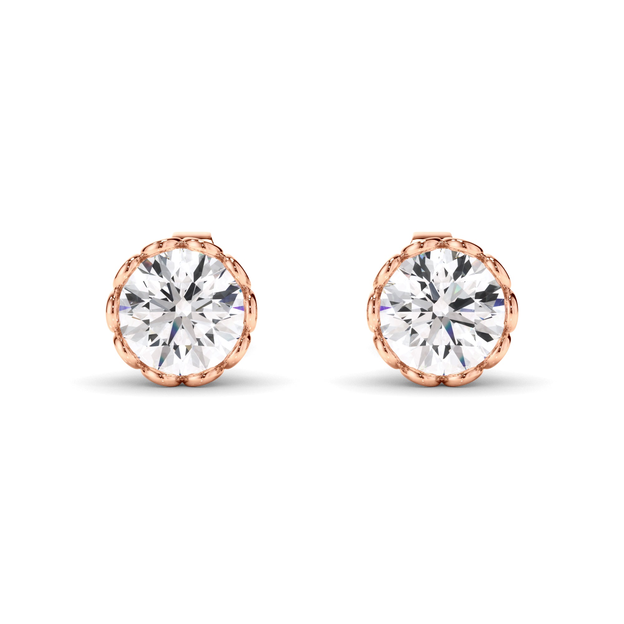Mi Amor Diamond Stud Earrings